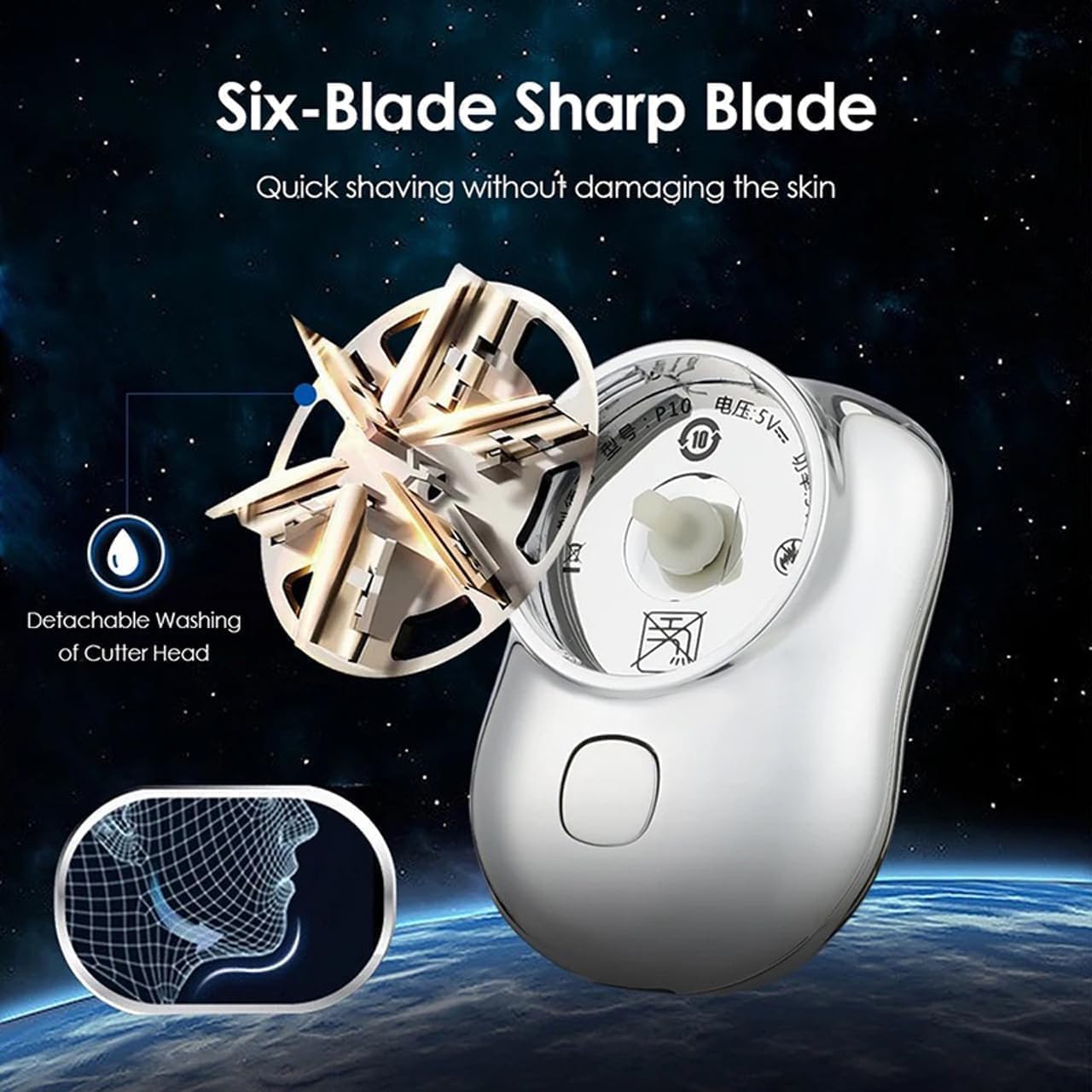 Mini Electric Shaver for Men & Women