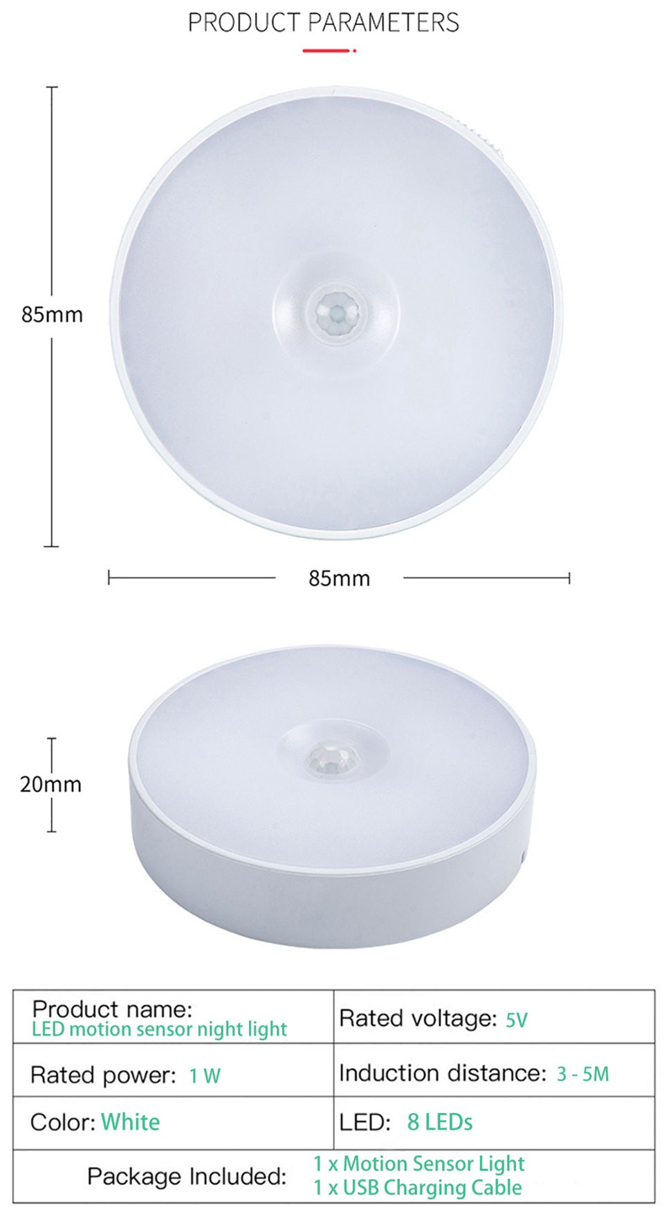 Motion Sensor LED Light